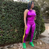 FRINGE METALLIC MARDI GRAS LEGGINGS - ShoeNami