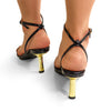 RILEY-1 Black Patent Faux Leather