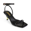 RILEY-1 Black Patent Faux Leather