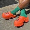 KLARAH-07 WITH CHARMS Orange - ShoeNami