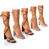 PAULITA-1 White Faux Leather