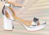 NEWDAY-03 Silver
Silver Metallic Faux Leather
- Block Heel
- Ankle Strap Heel
Platform approx 1"