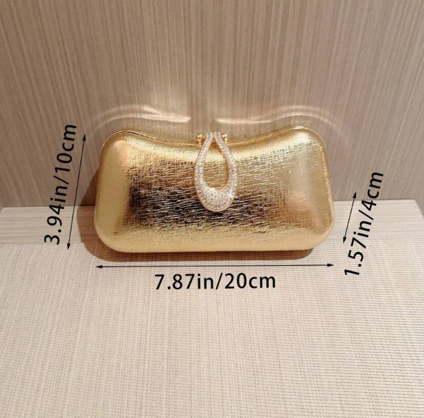 SUSSIE CLUTCH BAG GOLD