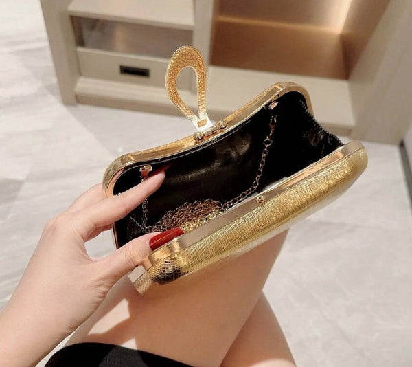 SUSSIE CLUTCH BAG GOLD
