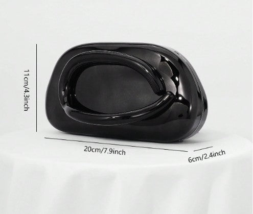 MEL CLUTCH BAG BLACK