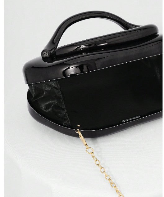 MEL CLUTCH BAG BLACK