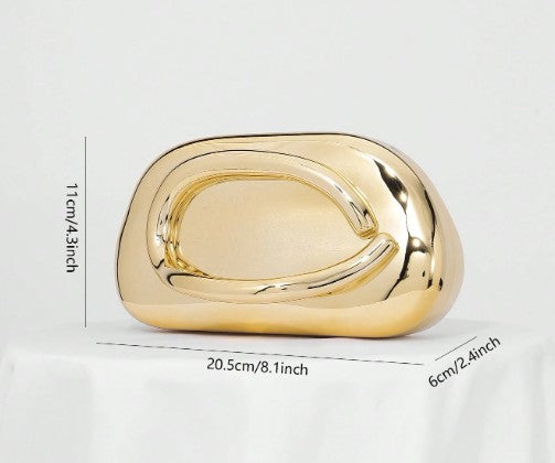 MEL CLUTCH BAG GOLD