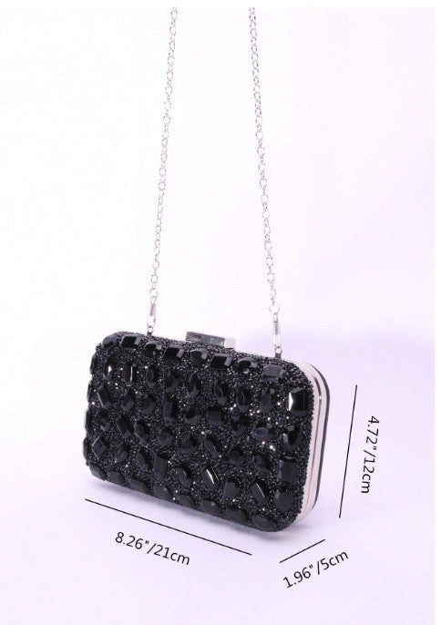JINX CLUTCH BAG BLACK