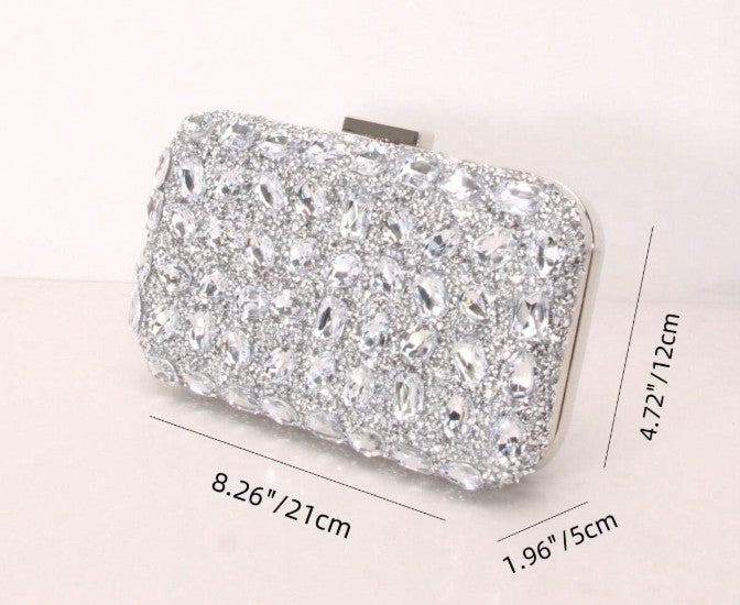 JINX CLUTCH BAG SILVER