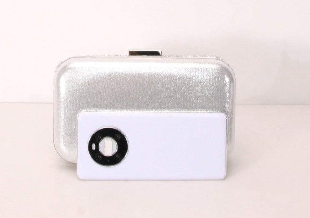 JINX CLUTCH BAG SILVER