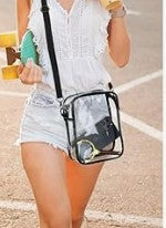 THELMA CLEAR CROSS BODY BAG BLACK