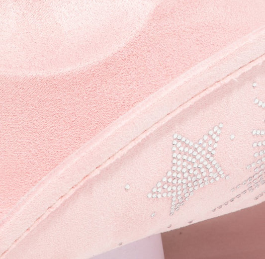SIERRA PINK COWBOY HAT DENIM WITH RHINESTONE DESIGN