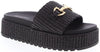 TRACI-36
- Black Raffia Sandal
- Open Toe
- Bit Detail
- Slip On
- Flatform Sole, Approx. 2"