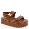 Top Moda TRACI-1 Tan
- Tan Double Strap Sandal
- Open Toe
- Buckle Detail
- Slingback
- Flatform Sole, Approx. 2"