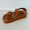 Top Moda TRACI-1 Tan
- Tan Double Strap Sandal
- Open Toe
- Buckle Detail
- Slingback
- Flatform Sole, Approx. 2"