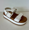 Top Moda TRACI-1 white
- White Double Strap Sandal
- Open Toe
- Buckle Detail
- Slingback
- Flatform Sole, Approx. 2"
