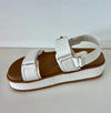 Top Moda TRACI-1 white
- White Double Strap Sandal
- Open Toe
- Buckle Detail
- Slingback
- Flatform Sole, Approx. 2"