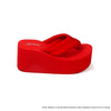 ALTA-1
- Red Flip Flop Sandals
- Thong Strap
- Open Toe
- Slip-On Slide
- Platform Wedge Sole/Heel, Approx. 3"
- Whole Sizes Only