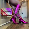 FEVER BAG/6670 Red Metallic Multi - ShoeNami