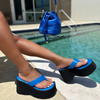 THE BUCKET BAG Blue - ShoeNami