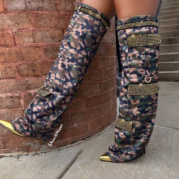 BUNNO Camo Olive - ShoeNami