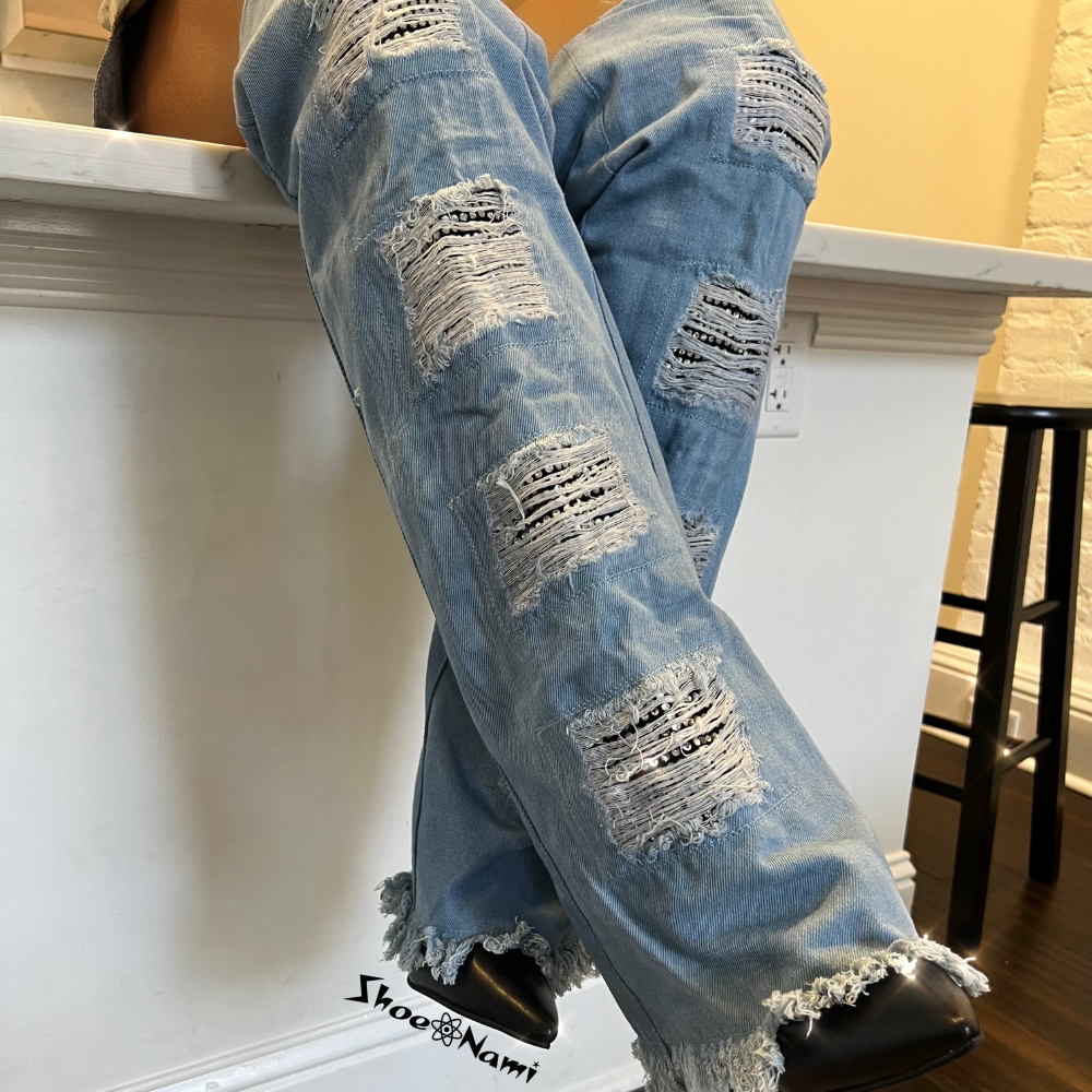 CUBININ Black/Denim - ShoeNami