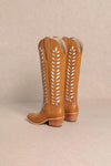 LUCIA Camel Cowboy Boots