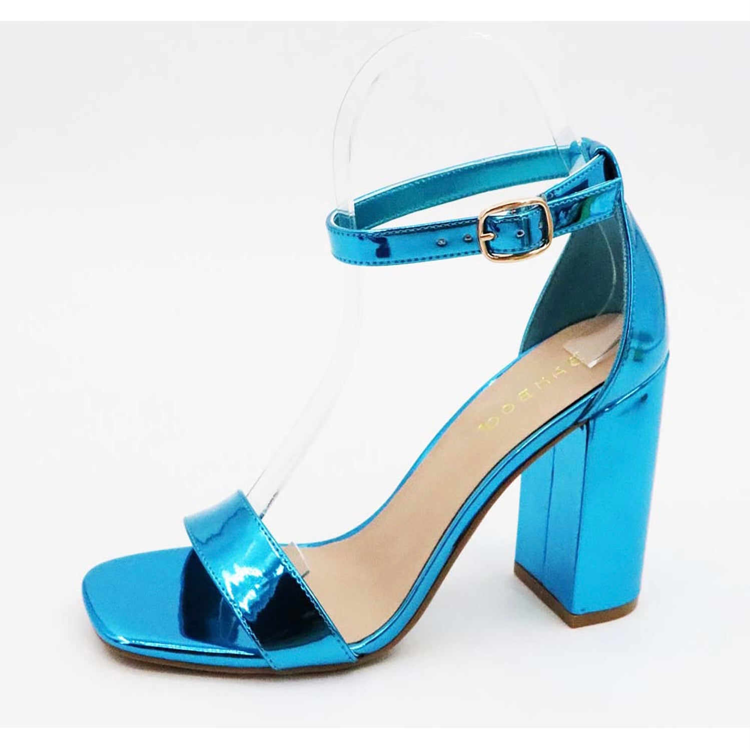 TELLING-01 Turquoise Blue Metallic - ShoeNami