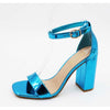 TELLING-01 Turquoise Blue Metallic - ShoeNami