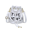 THE BUCKET BAG White - ShoeNami