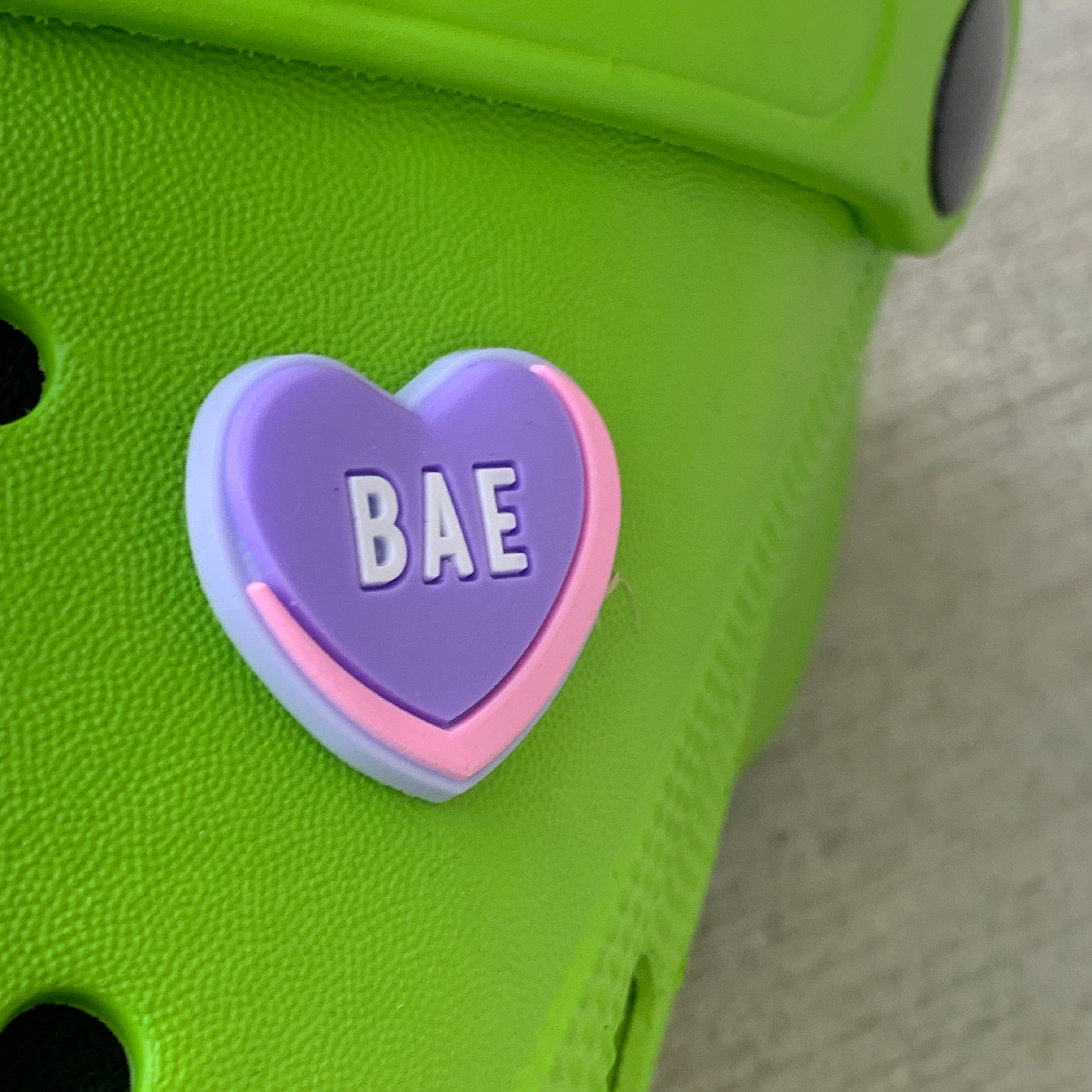 SHOE CHARMS - BAE CANDY HEART - ShoeNami