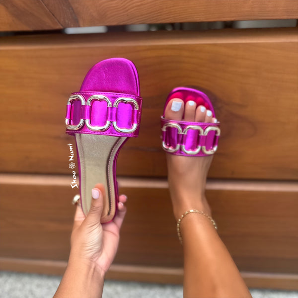 ECLIPSE-43 Hot Pink Metallic - ShoeNami