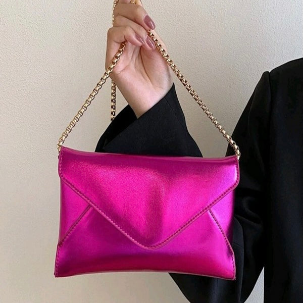DONNA BAG/2217 Fuchsia Metallic - ShoeNami
