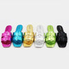BUZZING-53 Turquoise Blue Metallic - ShoeNami
