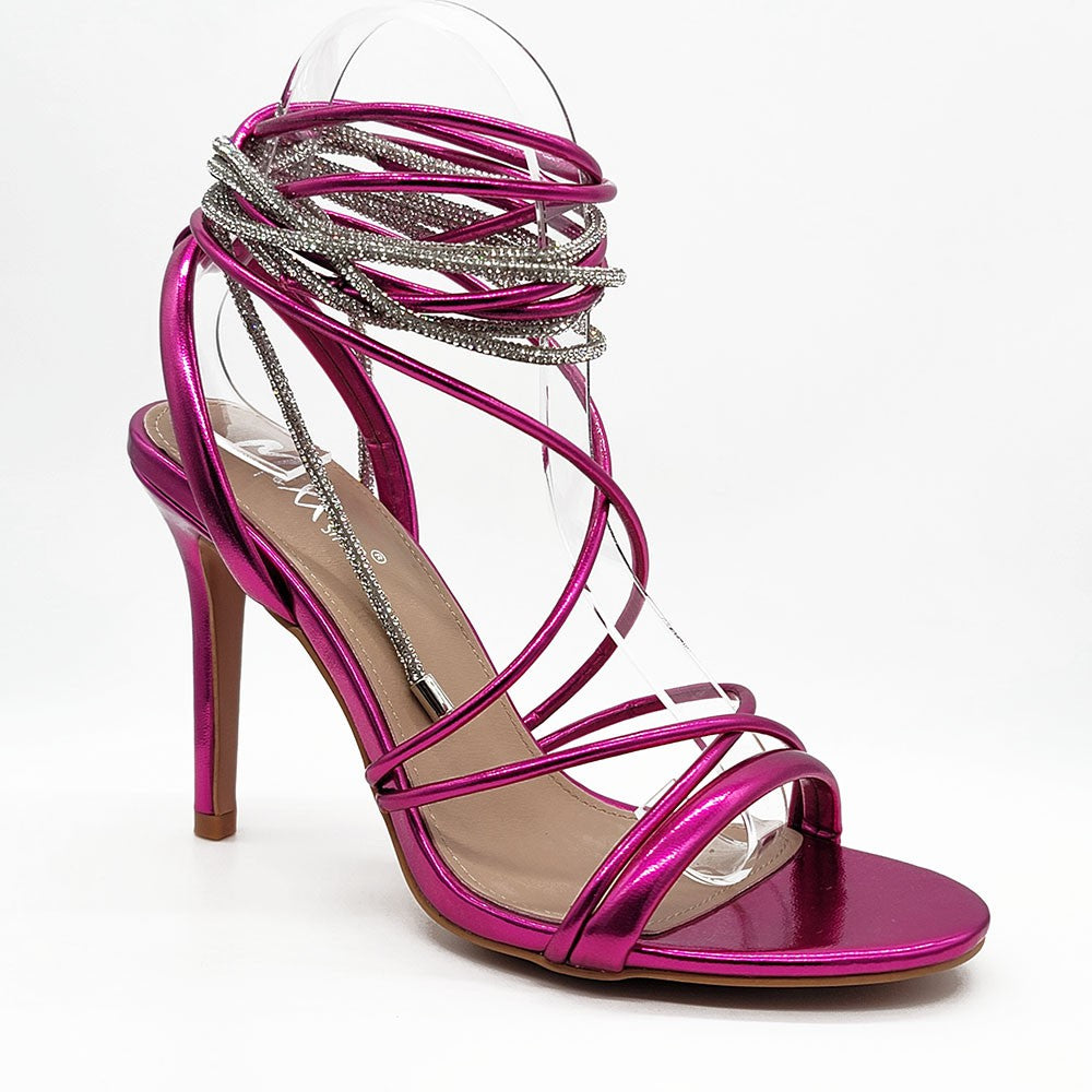 GERDA Fuchsia Pink Metallic - ShoeNami