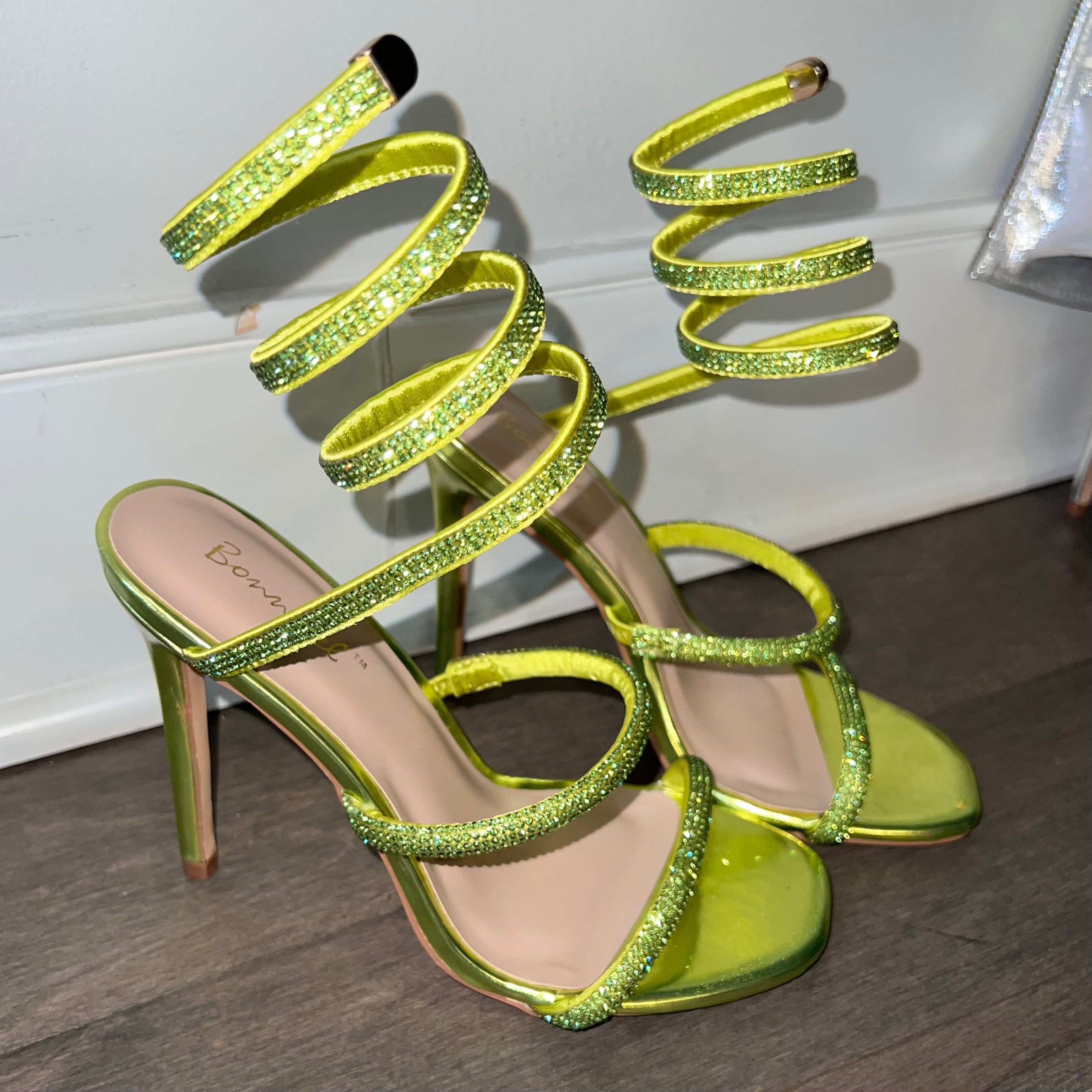 PATRICIA-1 Green Lime - ShoeNami