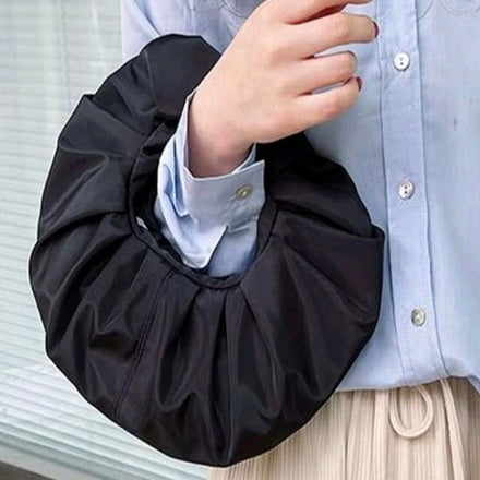SCRUNCHY BAG Black - ShoeNami