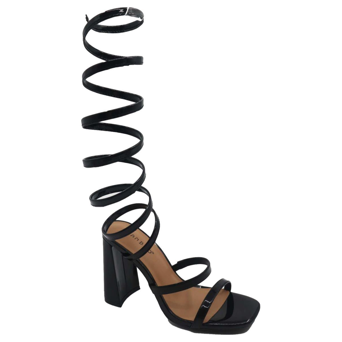 GOALIE-35 Black Patent - ShoeNami