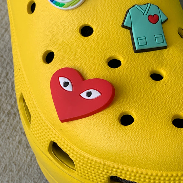 SHOE CHARMS - SEEING HEART - ShoeNami