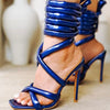 ROBERTA Blue Metallic - ShoeNami