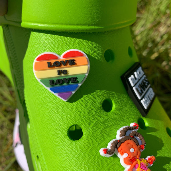 SHOE CHARMS - LOVE IS LOVE - ShoeNami