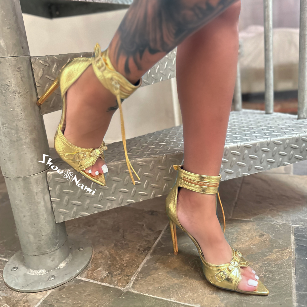 LAURENT-108 Gold - ShoeNami