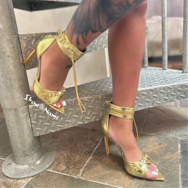 LAURENT-108 Gold - ShoeNami