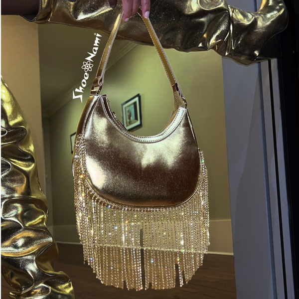 LEAH BAG Gold - ShoeNami