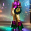 RHINESTONE MARDI GRAS COWBOY HAT - ShoeNami