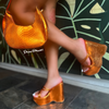 PEAKE Orange Metallic - ShoeNami