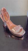 NEWDAY-03 Silver
Silver Metallic Faux Leather
- Block Heel
- Ankle Strap Heel
Platform approx 1"