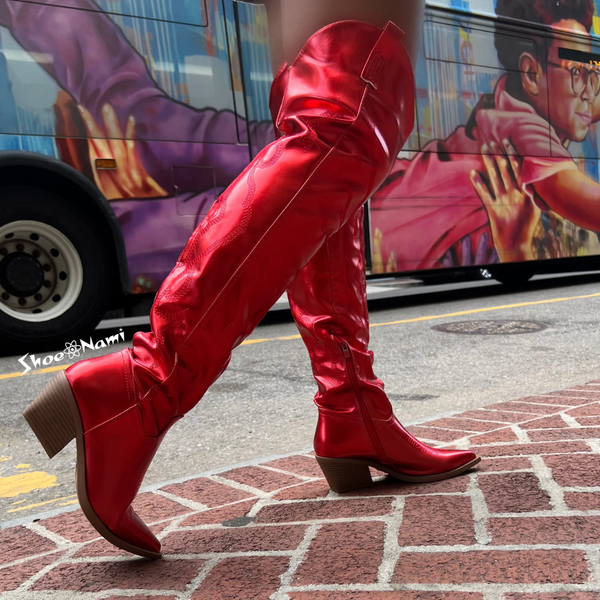 SQUARE DANCE Red - ShoeNami