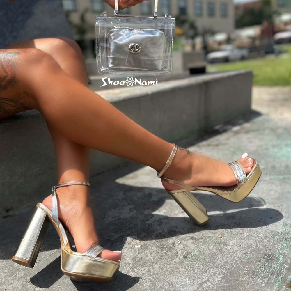STUNNING-38 Gold Silver Multi - ShoeNami
