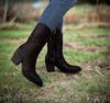TEXAS-02
- Camel Tan Vegan Leather
- Mid-Calf Cowboy Boot
- Western Styling with Stitching Detail
- Inner Half Zipper Closure
- Pointy Toe
- Cone Block Heel, Approx. 3"